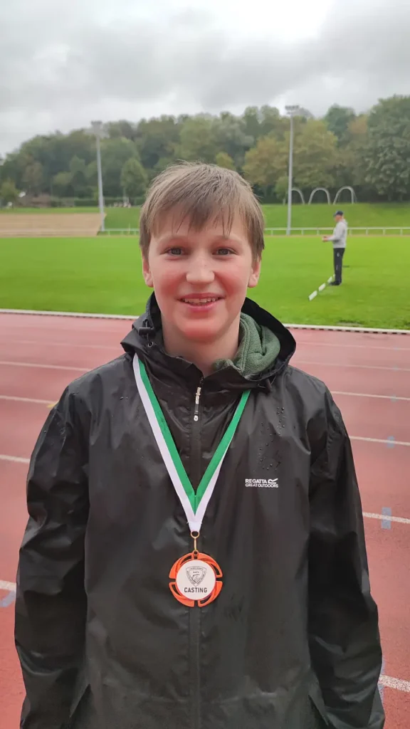 Castingsport - Max von Ledermann-Wartberg mit der goldenen Medaille
